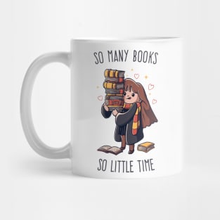 So many Books So little Time Funny Cute Gift Mug